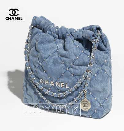 24SS☆》CHANEL 22 22bag デニム スモール (CHANEL/トートバッグ