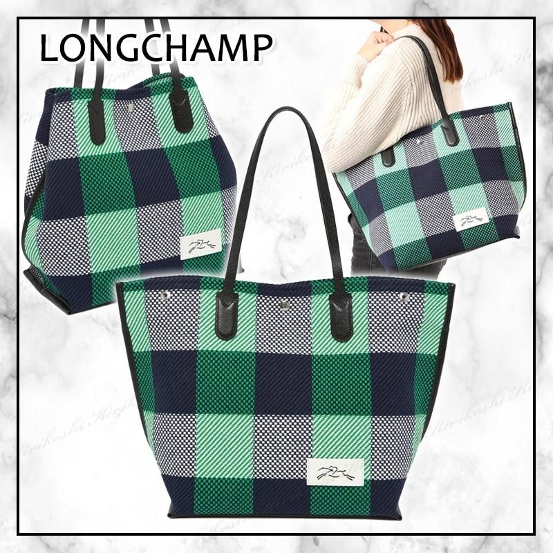 ロンシャン LONGCHAMP 10211 HSG ハンドバッグ Essential Toile