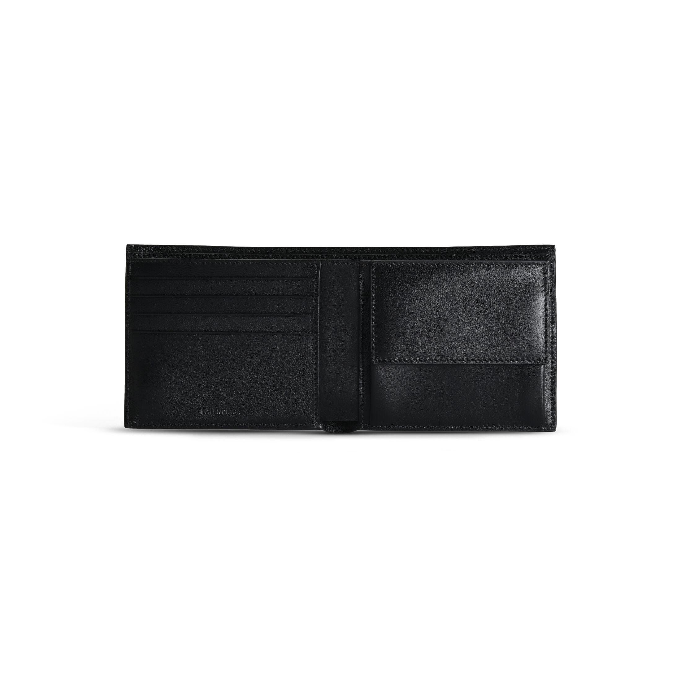 日本限定！すぐ届く！BALENCIAGA CASH スクエア 折りたたみ財布 限定！すぐ届く！BALENCIAGA CASH 折りたたみ財布 クロコ型押し