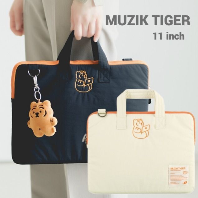 韓国【MUZIK TIGER】タイガー タブレットポーチ 9.7〜11 inch