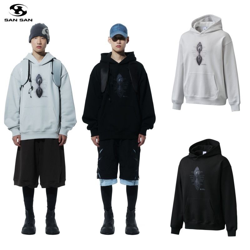 ★韓国の人気★【San San Gear】★RELIC HOODIE★パーカー★ SANSAN GEAR]☆韓国大人気☆24SS RELIC HOODIE☆2色 (San San