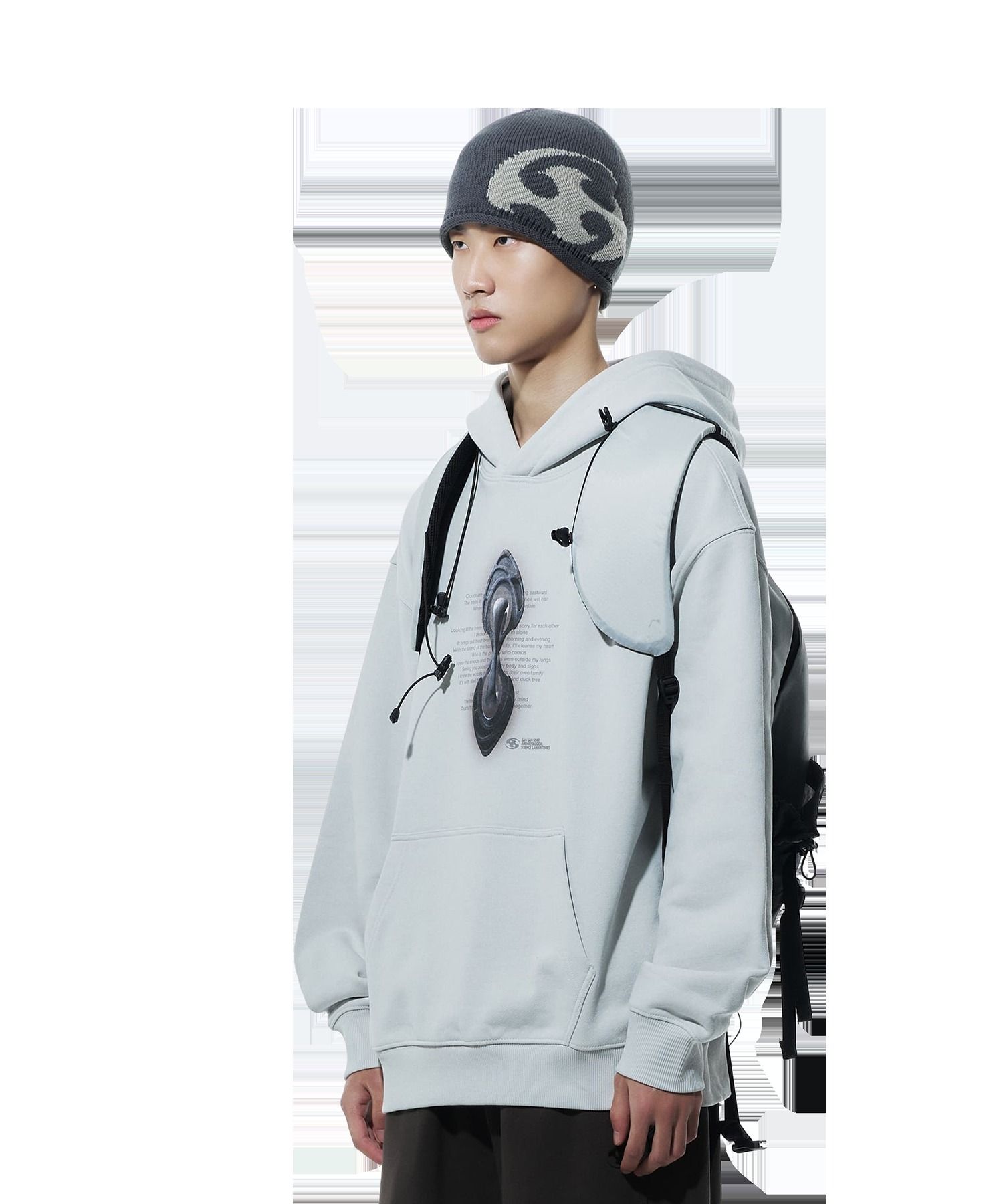 パーカー・フーディ SAN SAN GEAR RELIC HOODIE 4FK321 SANSAN GEAR]☆韓国大人気☆24SS RELIC HOODIE☆2色 (San San