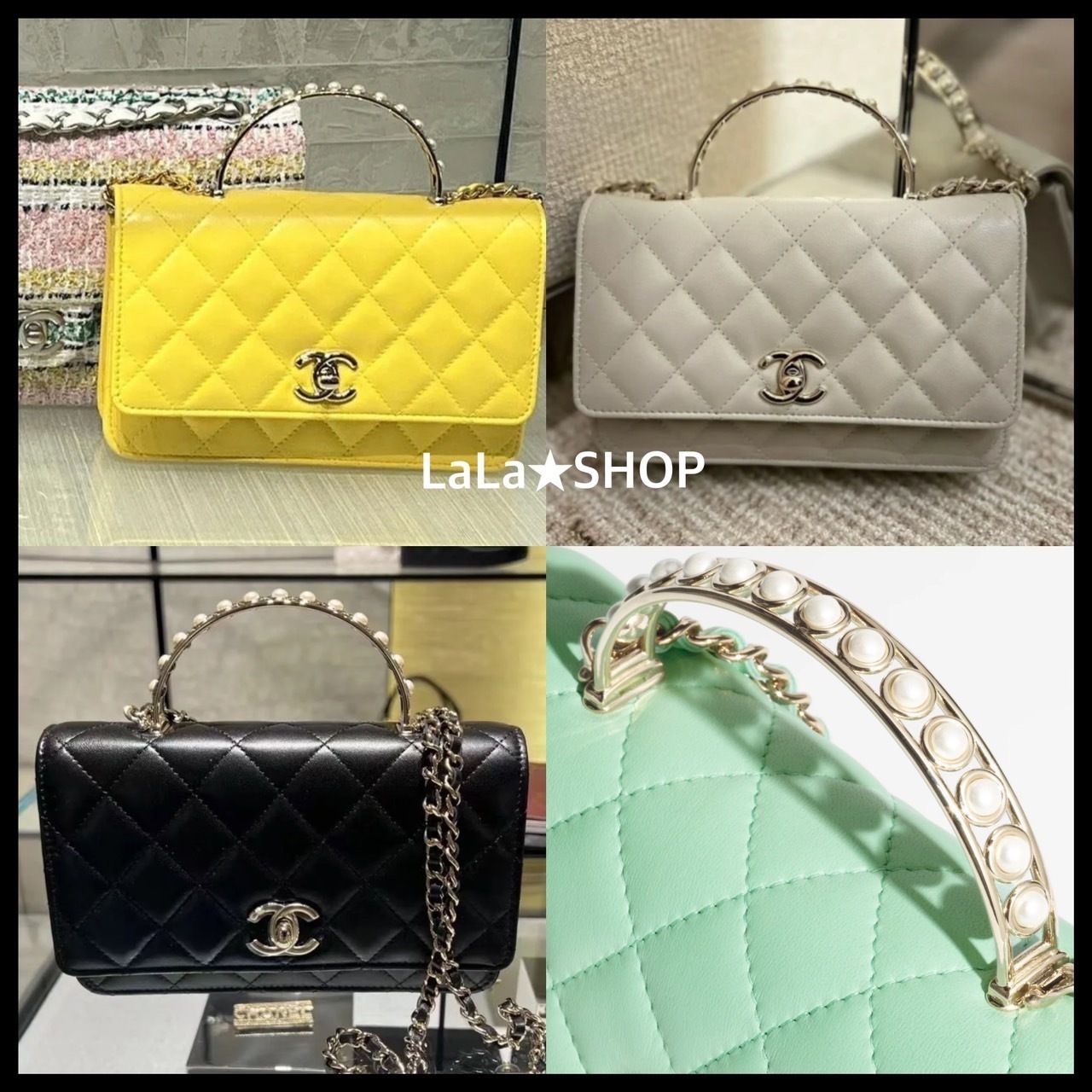 【落ち着いた色合い☆】CHANEL チェーンポシェット 落ち着いた大人の雰囲気】CHANELシャネル☆チェーンクラッチ