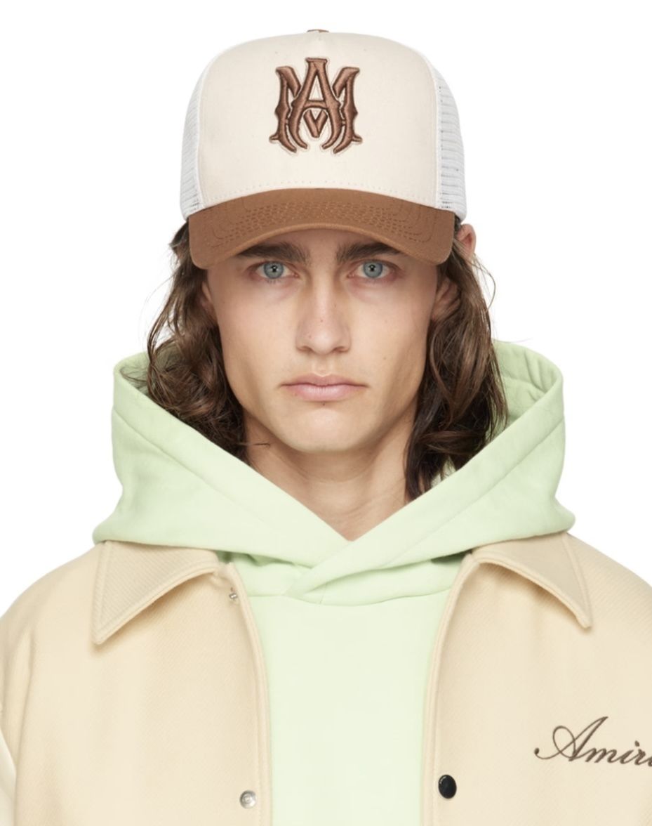 AMIRI メッシュキャップ ベージュ