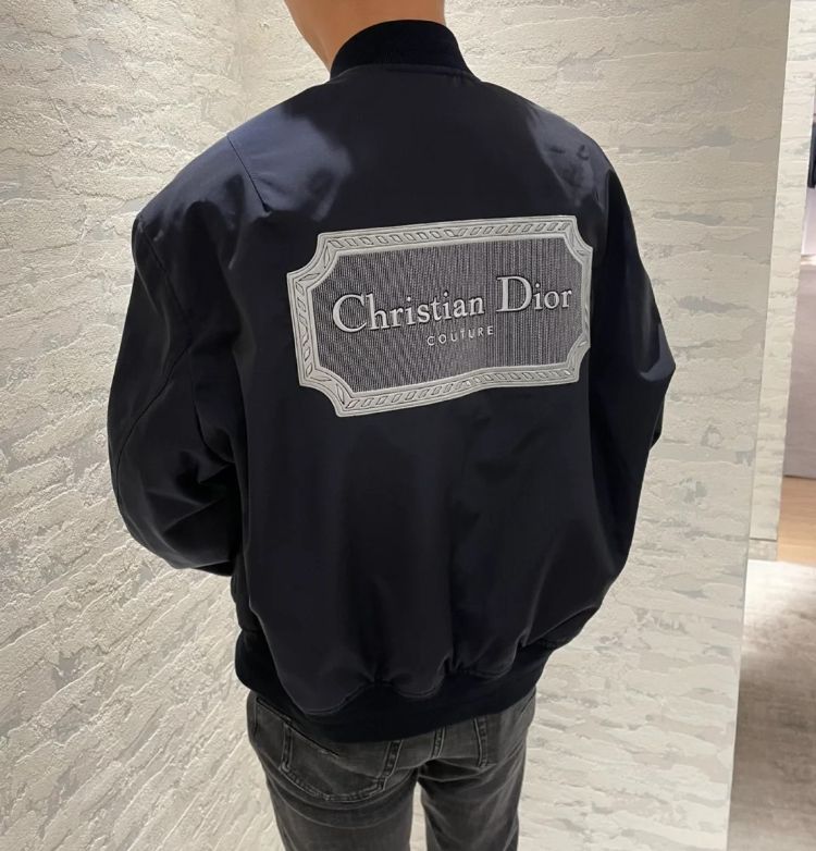 極美品 Christian Dior ポンチョ型 フレア ジャケット ブラック