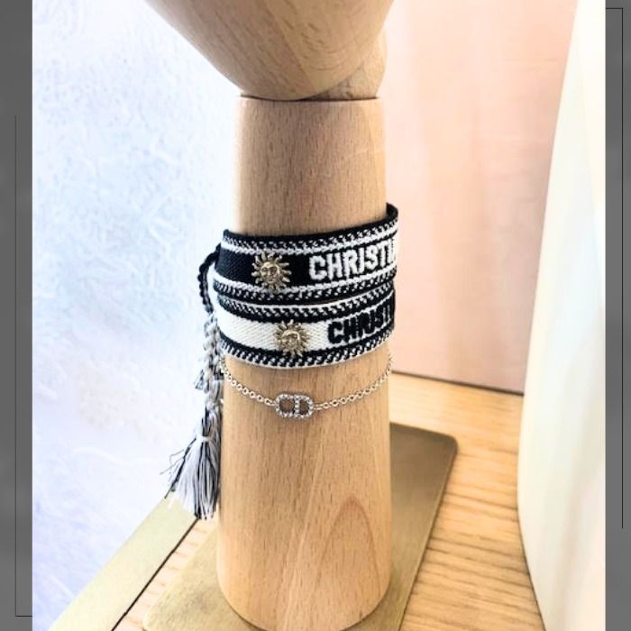 お揃いにもOK!コットンブレスレット【Dior】Bracelet set (Dior