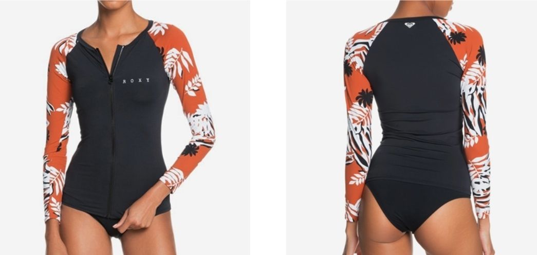 ROXY】 Roxy Women Zip-up Rash Guard (WT879NRX) /追跡付 (ROXY