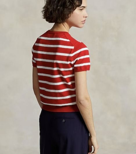 お買い得◇POLO RALPH LAUREN ポロ 半袖 ボーダー ニット (POLO