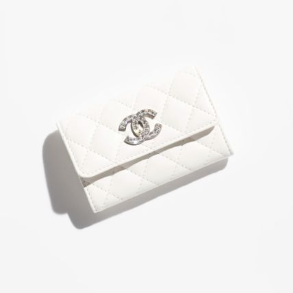 【上品♢限定ロゴ】CHANEL*フラップ カードケース 限定ロゴ♢柄】CHANEL*フラップ カードケース (CHANEL/カード
