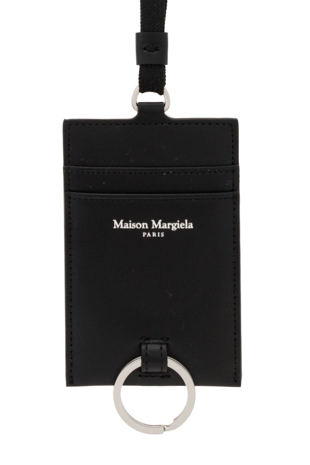 ★送料関税込み★ メゾン マルジェラ カードケース ロゴ 関税込 Maison Margiela ロゴ ネックストラップ カードホルダー
