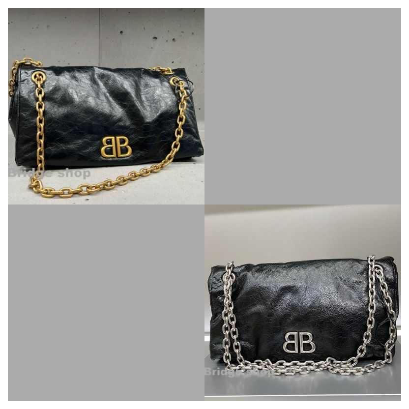 直営店☆BALENCIAGA☆おしゃれ♪MONACO MEDIUM チェーンバッグ Women's Monaco Chain Bag Medium in Black | Balenciaga US