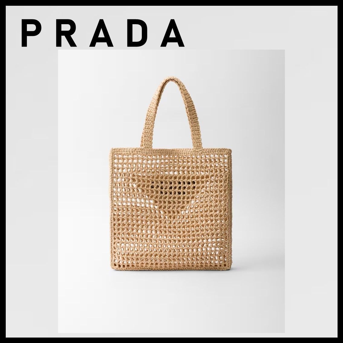 直営店買付☆PRADA クロシェ トートバッグ (PRADA/トートバッグ