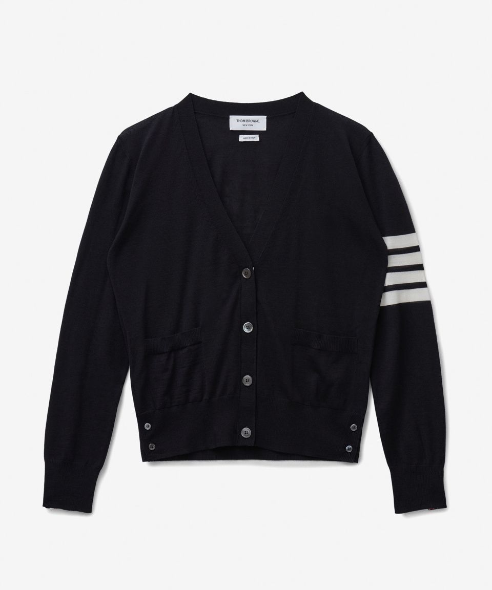 THOM BROWNE》 FKC334A Y1014 415 メリノウールカーディガン