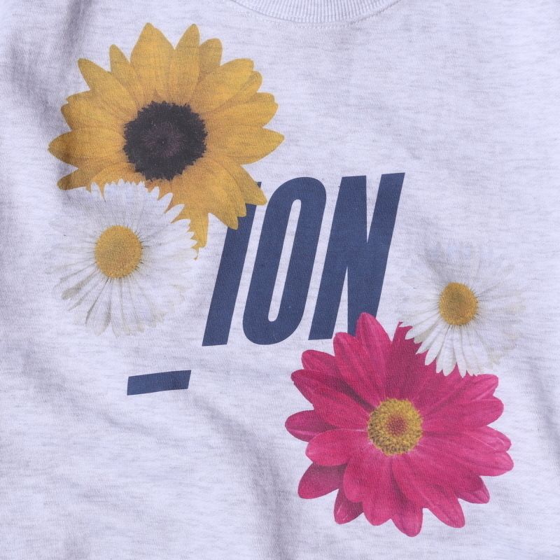 スウェット・トレーナー IONSEOUL Four Flower Printing Sweatshirt IONSEOUL Four Flower Printing Sweatshirt 4IS001 (IONSEOUL