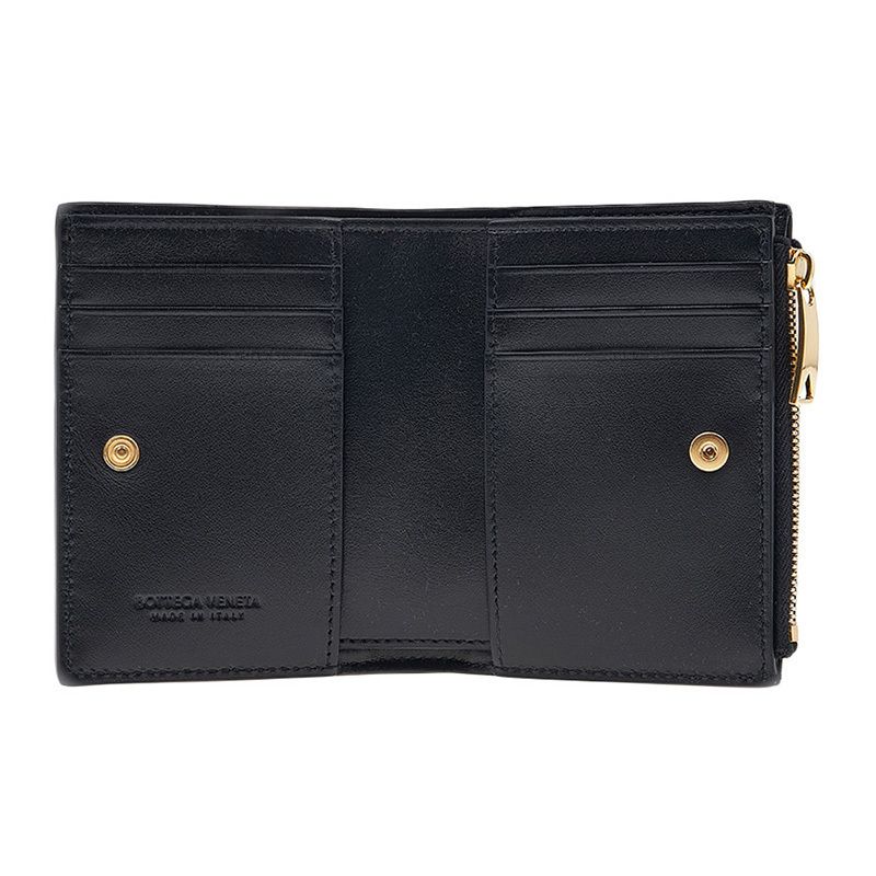 BOTTEGAVENETA スモール カセット 二つ折りファスナーウォレット