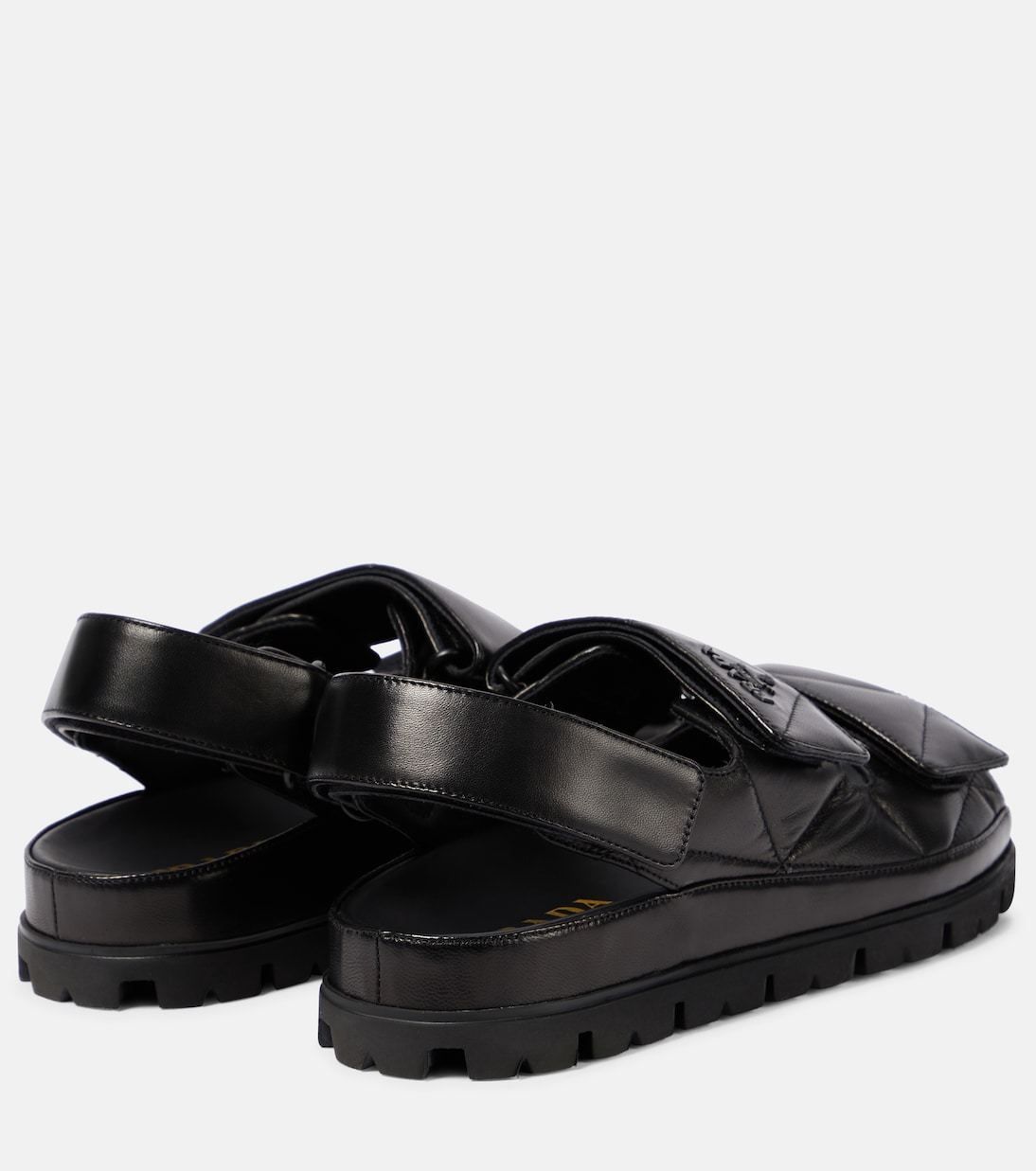 ☆人気☆【PRADA】☆ナッパレザーサンダル☆ 大人気 プラダ PRADA ナッパレザーサンダル (PRADA/サンダル