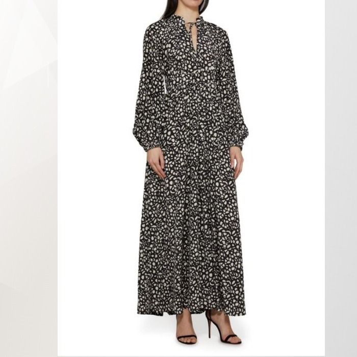 MaxMara URBANIA マキシ ワンピース 長袖 シルク ツイル (Max