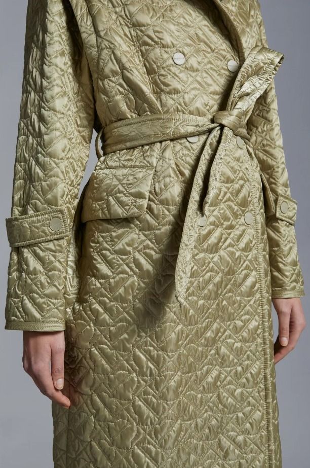 MONCLER 2024春夏 ロゴパッチ付き 2WAY トレンチコート SAMARE MONCLER 2024春夏 ロゴパッチ付き 2WAY トレンチコート SAMARE