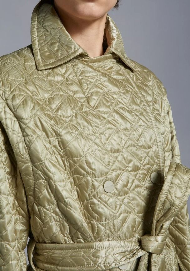 【MONCLER】24SS ロゴパッチ サファリスカート MONCLER 2024春夏 ロゴパッチ付き 2WAY トレンチコート SAMARE