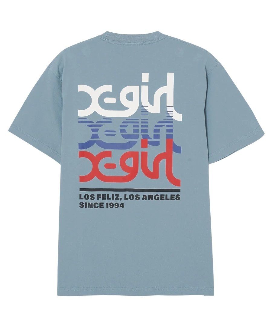 早い者勝ち 大人気 TRIPLE MILLS LOGO S/S TEE X-girl デザイン