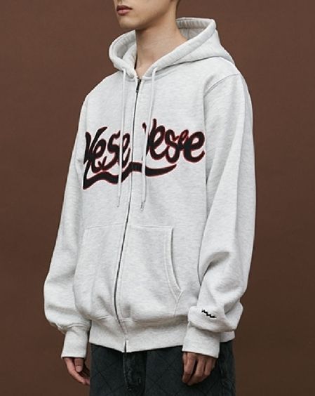 [YESEYESEE ] Y.E.S Snail Logo Zip-up Hoodie /追跡付 YESEYESEE]Y.E.S Snail Logo Zip-up Hoodie/追跡付 (YESEYESEE