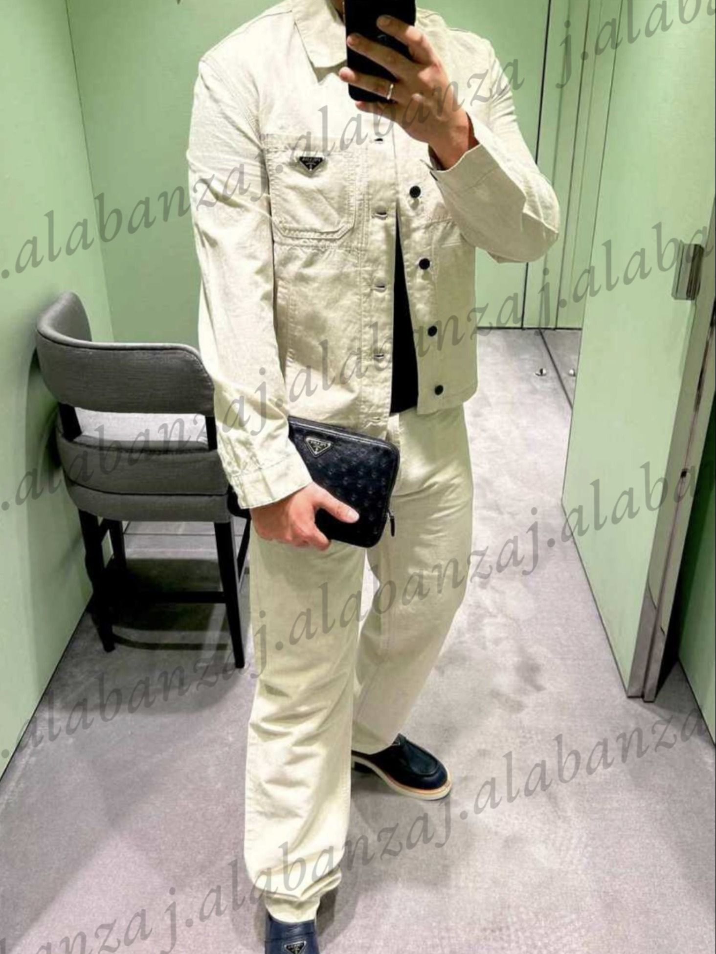 プラダ☆シャンブレー セットアップ (PRADA/セットアップ