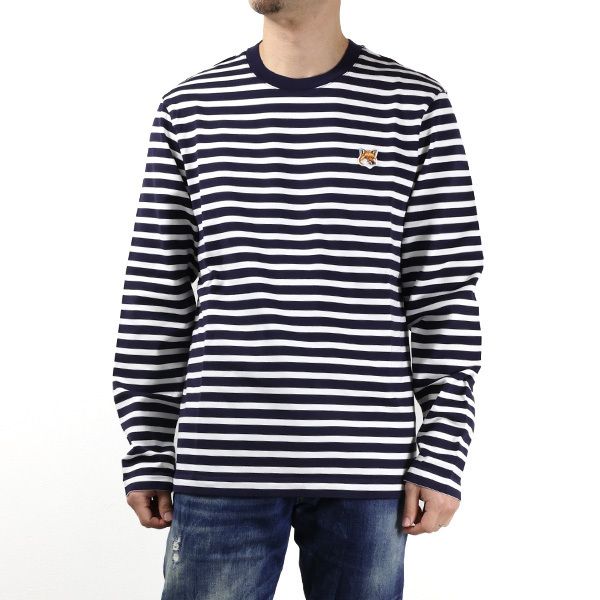 (メゾンキツネ) MAISON KITSUNE 長袖Tシャツ LM00109KJ0118 楽天市場】メゾンキツネ Tシャツ 長袖 メンズ トップス プライズ