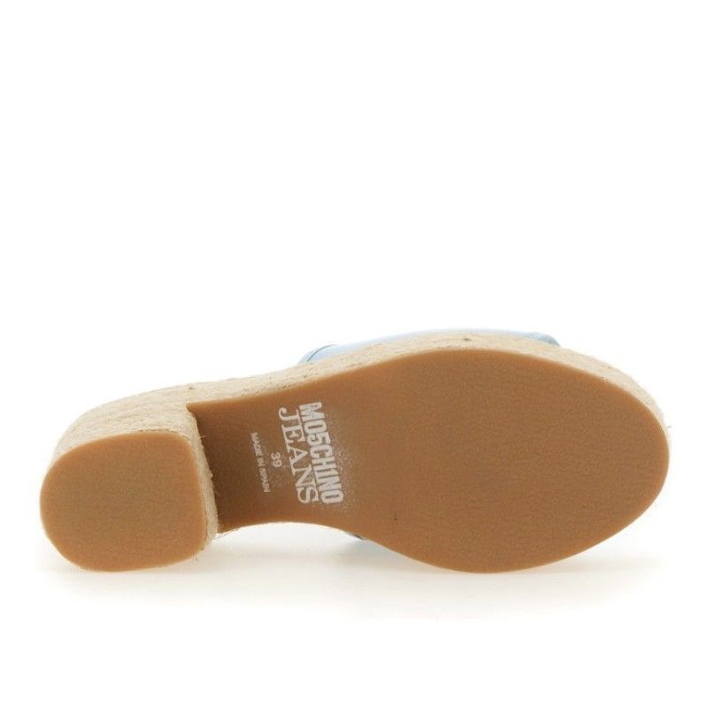 サンダル・ミュール Moschino SS24 DENIM FOOTBED. (32143797_0332) Moschino SS24 DENIM FOOTBED. (32143797_0332) (Moschino