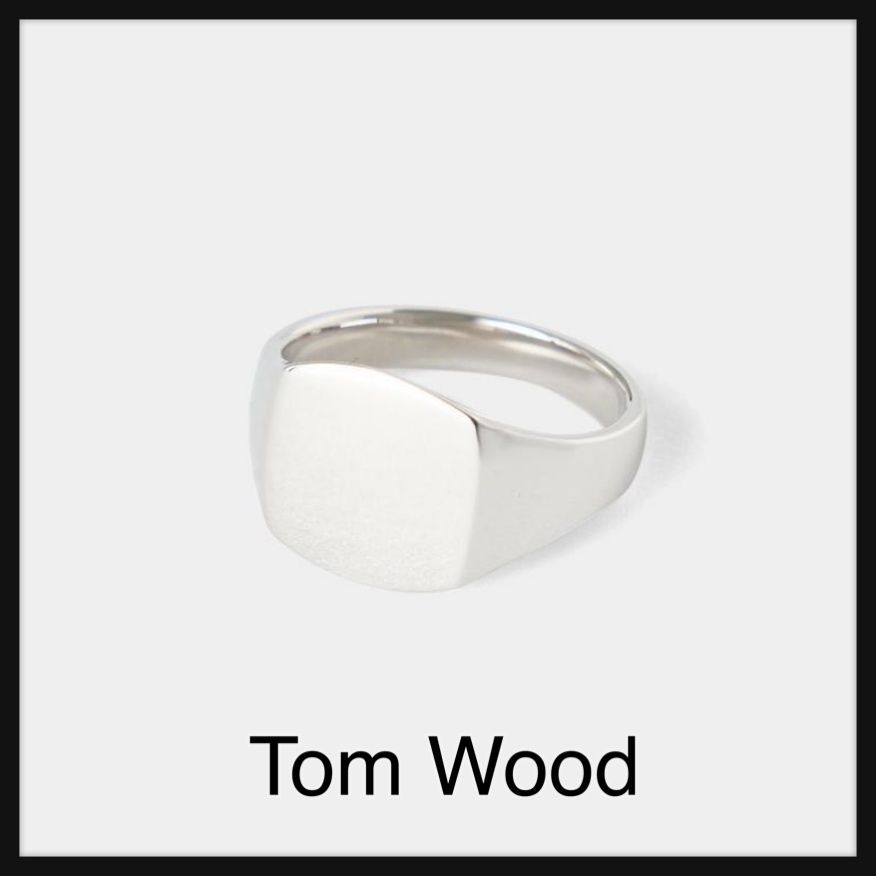 Tom Wood】Mini Signet Oval リング スターリングシルバー (Tom
