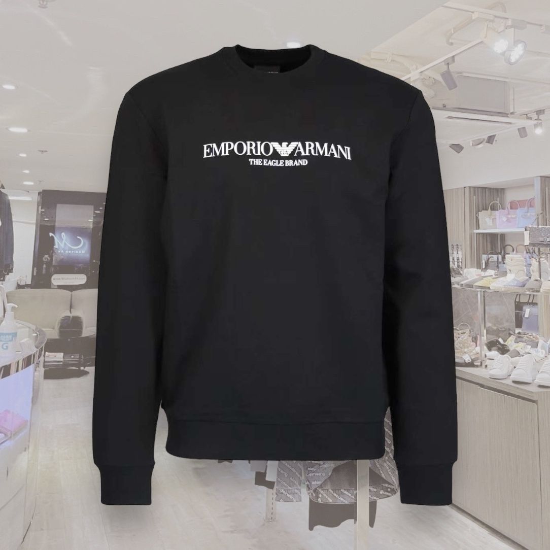 Emporio Armani ロゴ スウェットシャツ (EMPORIO ARMANI