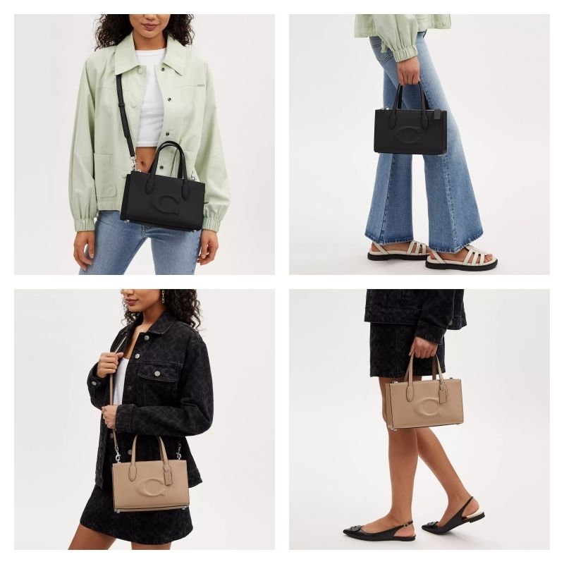 ぷっくりCロゴ★【COACH】スモールトートバッグ ニーナ ぷっくりCロゴ☆【COACH】スモールトートバッグ ニーナ (Coach