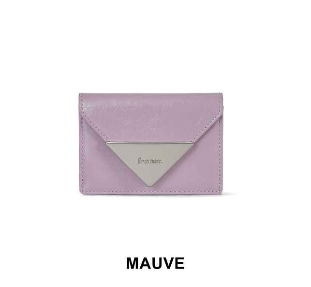 折りたたみ財布 Fennec CRINKLE HALFMOON MINI WALLET FOG LAVENDER FM1WT01FLF FENNEC - CRINKLE HALFMOON MINI WALLET - MAUVE: Charming