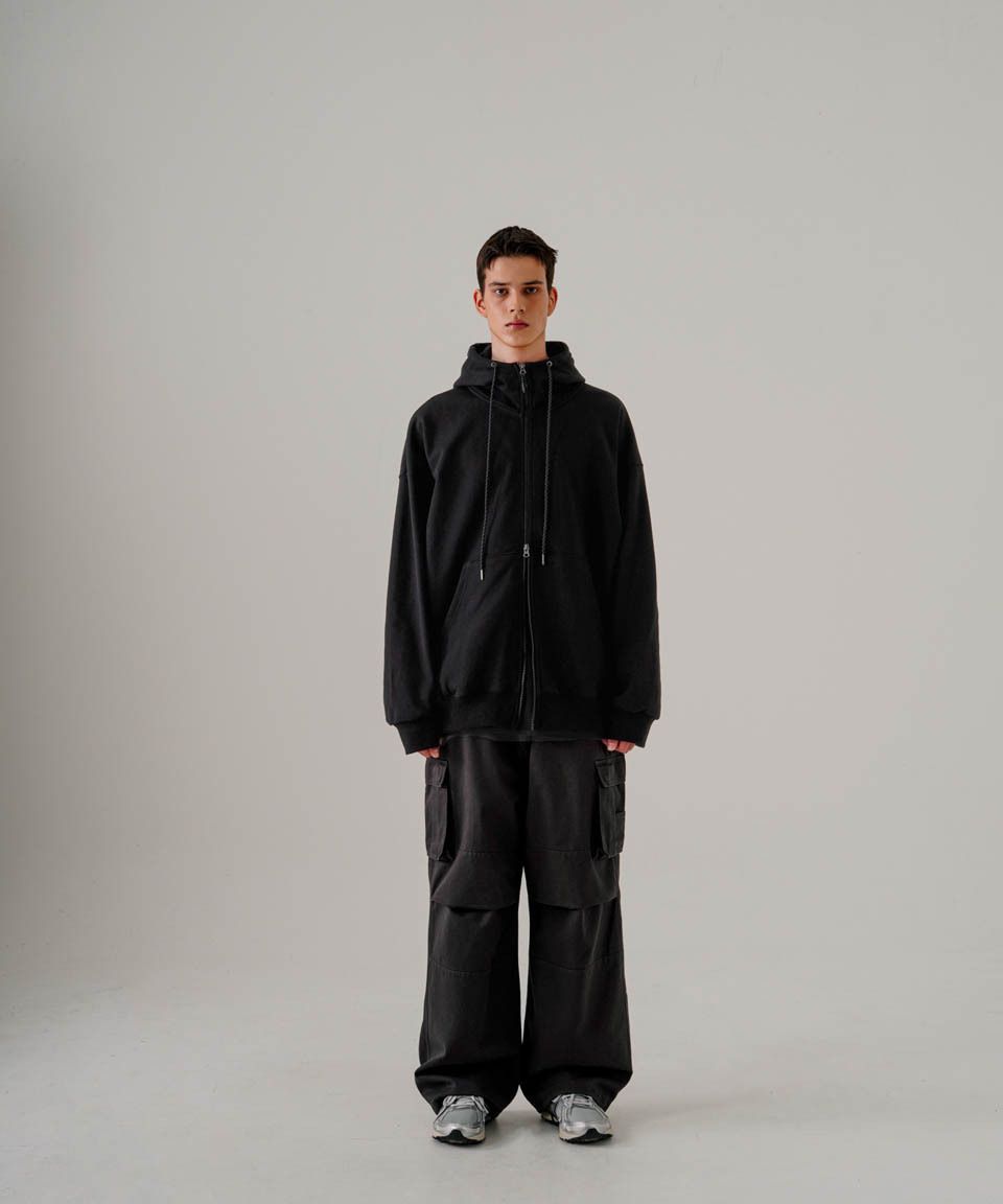 ★関税/送料込★EZKATON☆HEAVY LOOP NECK-UP HOOD ZIP-UP ☆関税/送料込☆EZKATON☆HEAVY LOOP NECK-UP HOOD ZIP-UP