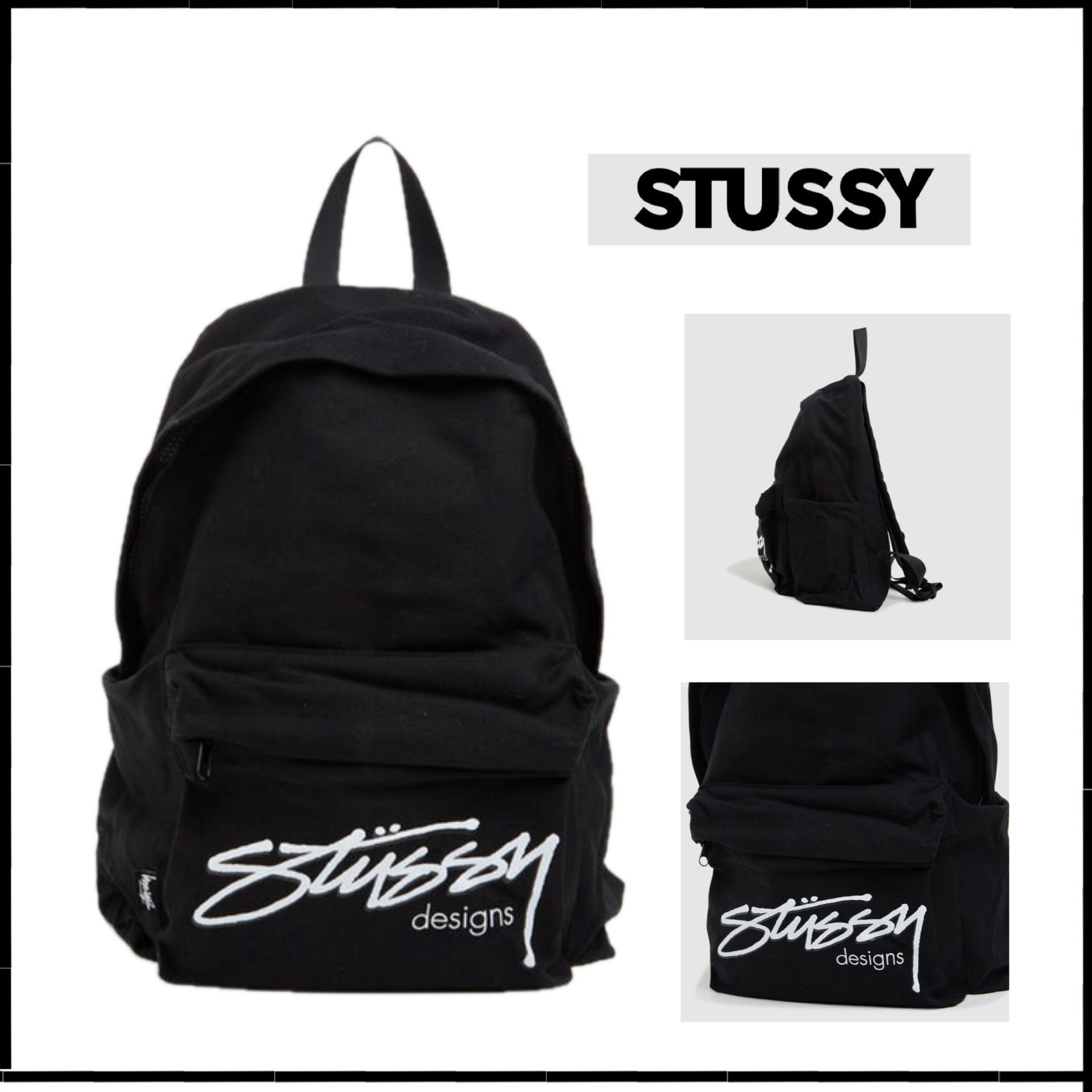 ステューシー STUSSY ナップサック リュック ブラック （STUSSY