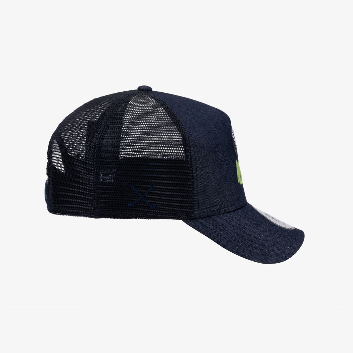 Newera■[Golf] SUS denim A-frame trucker ball cap ■送料込 Newera□[Golf] SUS denim A-frame trucker ball cap □送料込