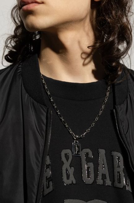 【関税込】DOLCE & GABBANA ドルガバ◆ロゴプレート ネックレス 関税込】DOLCE & GABBANA ドルガバ◇ロゴプレート ネックレス