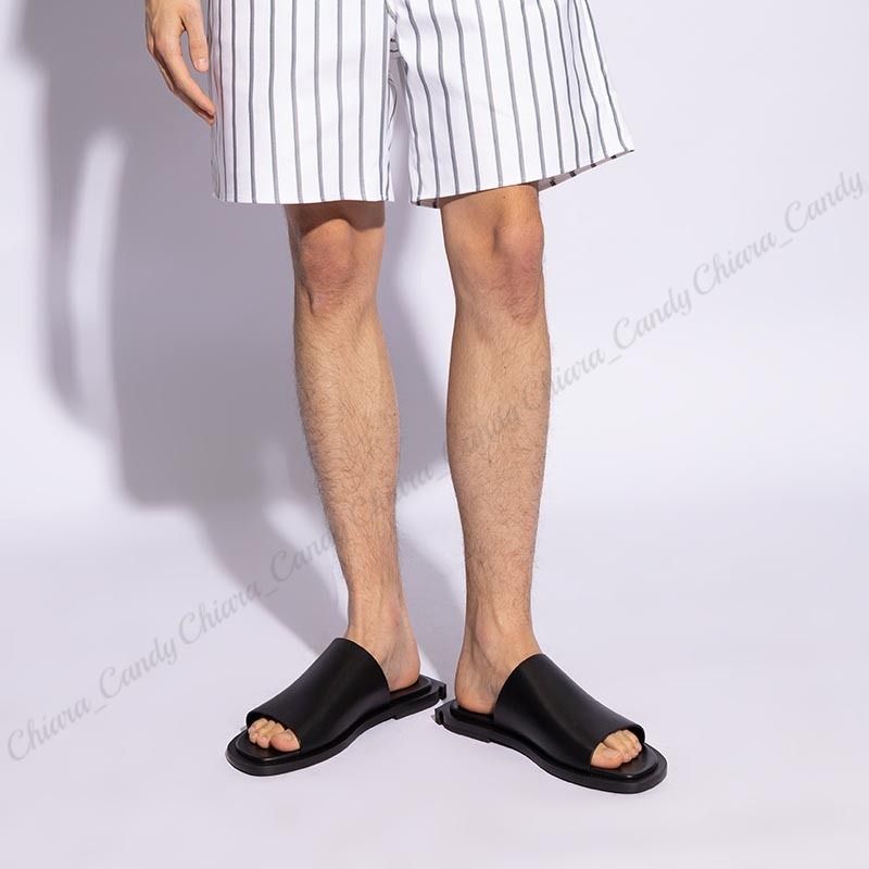 24SS NEW】FERRAGAMO_man / DAMIEN スライド サンダル / Black