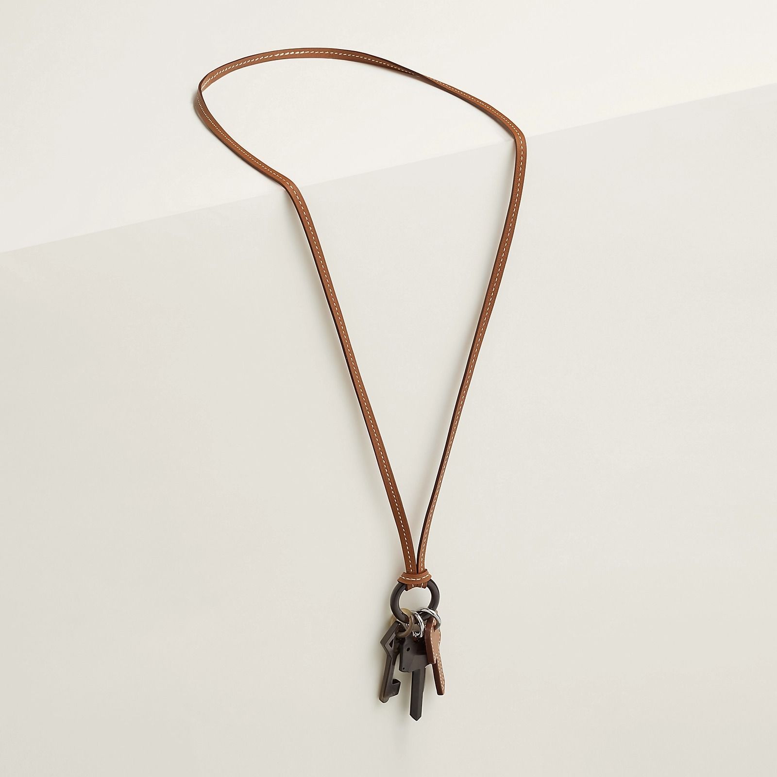 ユニークなデザイン☆【HERMES】メンズ ロングネックレス Cles HERMES】鍵が可愛い◎ロングネックレス Cles (HERMES/ネックレス