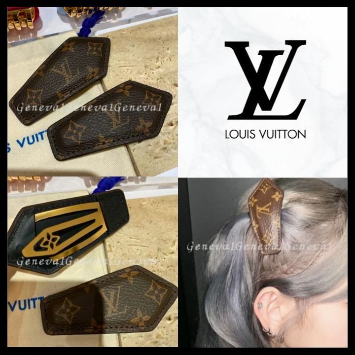 髪を彩る華やかなアクセント】Louis Vuitton セット2 バレッタ (Louis ...