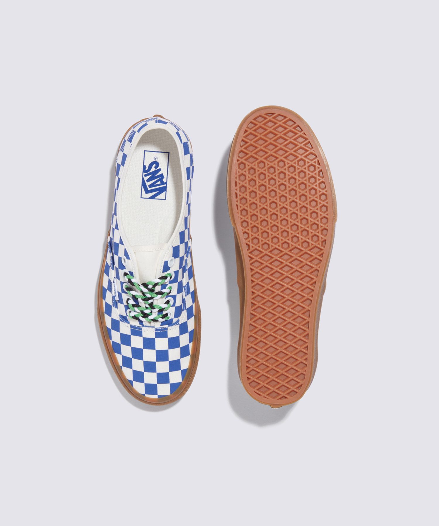 [VANS] スニーカー オーセンティック チェッカーボード ブルー VANS] スニーカー オーセンティック チェッカーボード ブルー