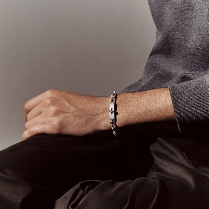 洗練デザイン☆【HERMES】ケリーチェーンブレスレット HERMES】☆日本未展開☆Kelly チェーンブレスレット Silver925