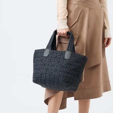 VeeCollective ” ダイヤモンドキルティングMNIトート Black