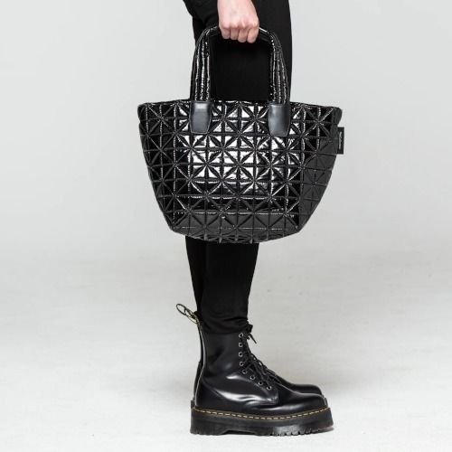 VeeCollective” ダイヤモンドキルティングトート Small/Black