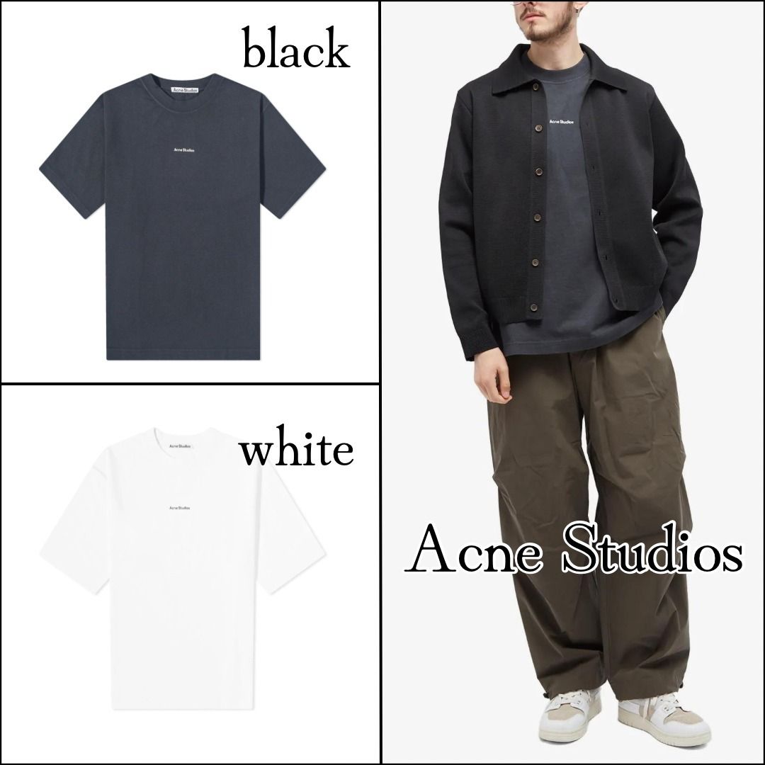 アクネストュディオズ acne studios M スタンプロゴTシャツ 男女兼