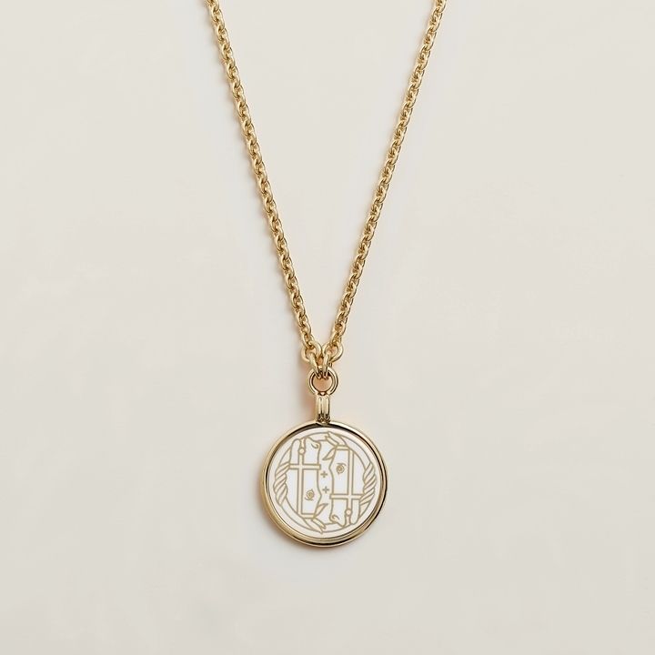 大人気♪】HERMES メダイユ PM Quadrige ネックレス (HERMES