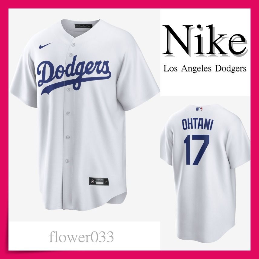 最初の  LA Dodgers 17 大谷翔平選手 ナイキホームジャージ正規輸入品 応援グッズ