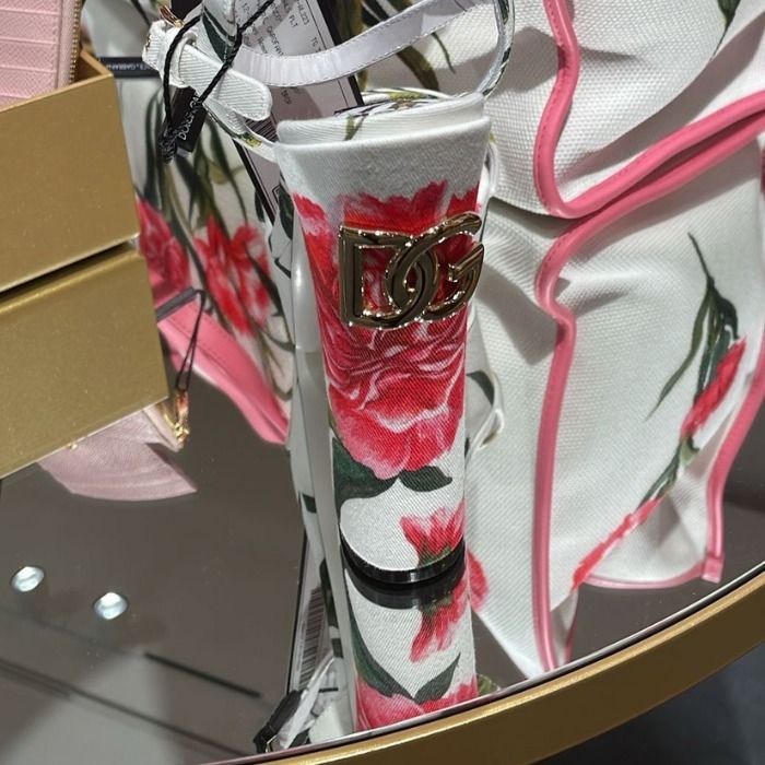 DOLCE&GABBANA ドルガバ フローラル プラットフォーム サンダル