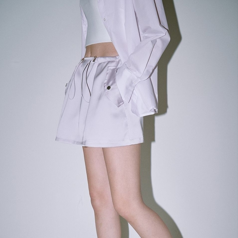 Rose Frantz ♥ Satin Cargo Mini Skirt/追跡付 (Rose Frantz
