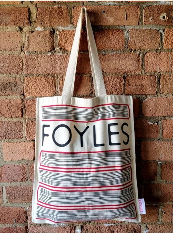 本好きでおしゃれな貴方に●イギリス発●FOYLES●トートバッグ 本好きでおしゃれな貴方に○イギリス発○FOYLES○トートバッグ