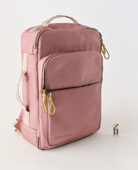 スペイン発送 ZARA トラベルバックパック ピンク 新作カジュアル